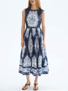 H&M Floral Midi Dress